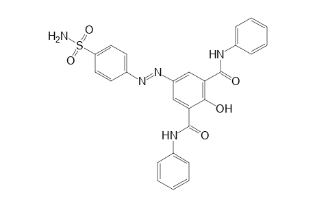 1,3-Benzenedicarboxamide, 5-[2-[4-(aminosulfonyl)phenyl]diazenyl]-2-hydroxy-N1,N3-diphenyl-