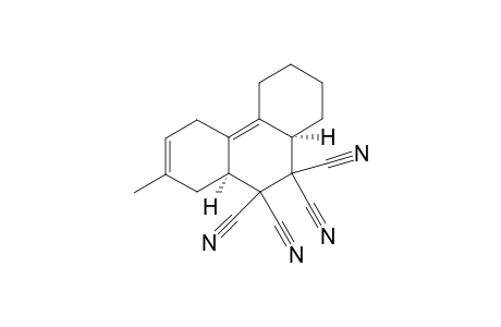 (8aS,3aR)-7-Methyl-1,2,3,4,5,8,8a,10a-octahydro-9,9,10,10-phenanthrenetetracarbonitrile