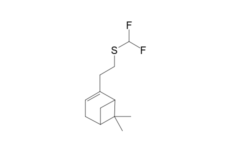 [(difluoromethyl)thio]-2-(6,6-dimethylbicyclo[3.1.1]-hept-2-en-2-yl)ethylene