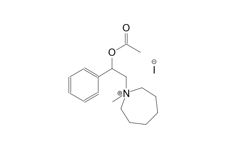 1H-azepinium, 1-[2-(acetyloxy)-2-phenylethyl]hexahydro-1-methyl-,iodide