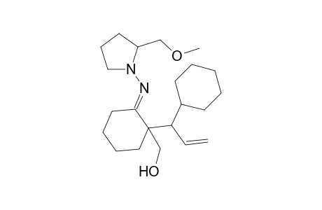 1-{2'-[1''-Cyclohexyl-2"-propenyl]-2'-(hydroxymethyl)cyclohexylidene]amino}-2-(methoxymethyl)pyrrolidine