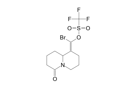 9-([BROMO-E-(TRIFLUOROMETHYLSULFONYL)-OXY]-METHYLIDENE)-OCTAHYDRO-4H-QUINOLIZIN-4-ONE