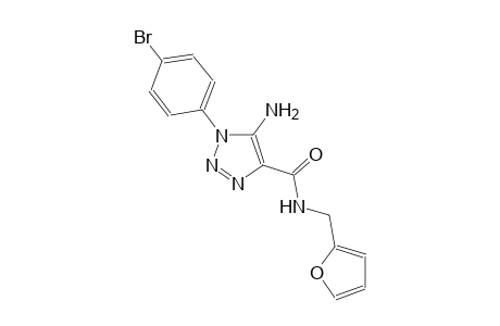 1H-1,2,3-triazole-4-carboxamide, 5-amino-1-(4-bromophenyl)-N-(2-furanylmethyl)-