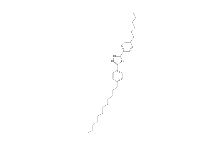 2-(4-N-DODECYLPHENYL)-5-(4'-N-HEXYLPHENYL)-1,3,4-THIADIAZOLE