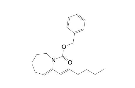 7-[(E)-Hex-1-enyl]-2,3,4,5-tetrahydroazepine-1-carboxylic acid benzyl ester