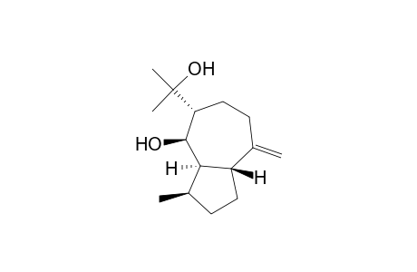 (+)-[1R-(1.beta.,2.alpha.,3.beta.,7.alpha.,10.alpha.)]-3-[1'-Methyl-1'-hydroxyethyl]-6-methylidene-10-methylbicyclo[5.3.0]decan-2-ol