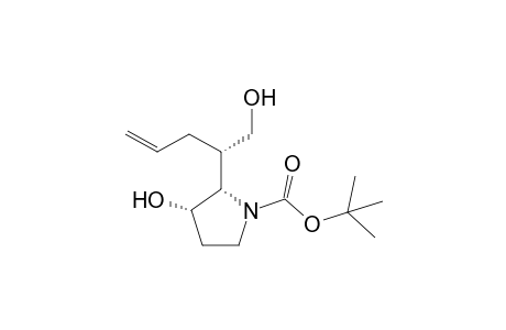 (2S,3S)-3-hydroxy-2-[(1S)-1-methylolbut-3-enyl]pyrrolidine-1-carboxylic acid tert-butyl ester