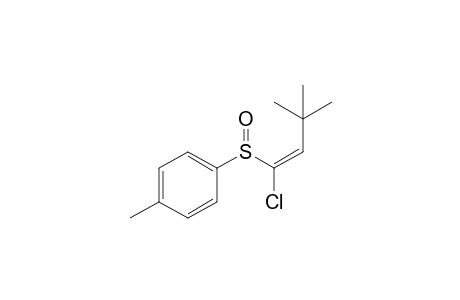 (E)-1-Chloro-3,3-dimethyl-1-(p-tolylsulfinyl)-1-butene