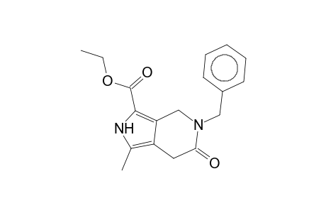 2H-pyrrolo[3,4-c]pyridine-3-carboxylic acid, 5-benzyl-1-methyl-6-oxo-, ethyl ester
