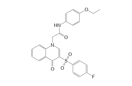 1-quinolineacetamide, N-(4-ethoxyphenyl)-3-[(4-fluorophenyl)sulfonyl]-1,4-dihydro-4-oxo-