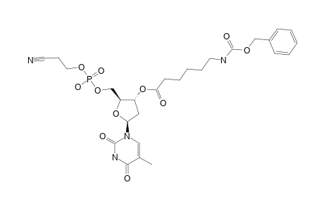 3'-O-THYMIDIN-5'-YL-beta-CYANOETHYL-HYDROGEN-PHOSPHATE