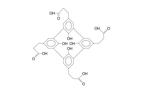 5,11,17,23-Tetrakis(2-carboxy-ethyl)-25,26,27,28-tetrahydroxy-calix(4)arene