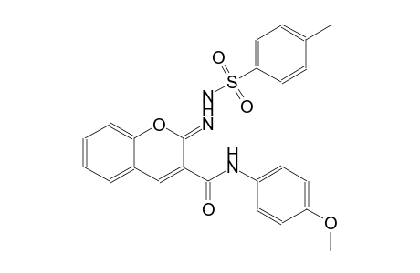 benzenesulfonic acid, 4-methyl-, 2-[(2Z)-3-[[(4-methoxyphenyl)amino]carbonyl]-2H-1-benzopyran-2-ylidene]hydrazide