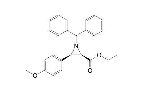 (2R,3R)-1-Benzhydryl-3-(4-methoxy-phenyl)-aziridine-2-carboxylic acid ethyl ester
