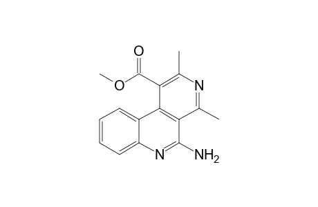 5-Amino-1-methoxycarbonyl-2,4-dimethylbenzo(c)[2,7]naphtyridine