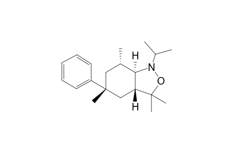 rac-(3aR,5R,7S,7aR)-1-isopropyl-3,3,5,7-tetramethyl-5-phenyloctahydrobenzo[c]isoxazole