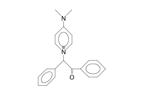 1-(A-Benzoyl-benzyl)-4-dimethylamino-pyridinium cation