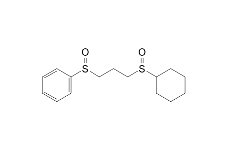 1-(cyclohexylsulfinyl(-3-(phenylsulfinyl)propane