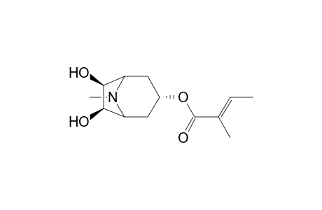 2-Butenoic acid, 2-methyl-, 6,7-dihydroxy-8-methyl-8-azabicyclo[3.2.1]oct-3-yl ester, [1.alpha.,3.beta.(E),5.alpha.,6.alpha.,7.alpha.]-