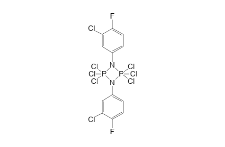 2,4-DI-(4-FLUORO,3-CHLOROPHENYL)-1,3,2(LAMBDA-5),4(LAMBDA-5)-DIAZADIPHOSPHETIDINE