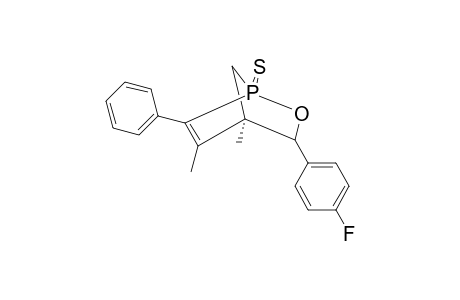 3-(4'-FLUOROPHENYL)-6-PHENYL-4,5-DIMETHYL-1-PHOSPHA-2-OXANORBORN-5-ENE-SULFIDE