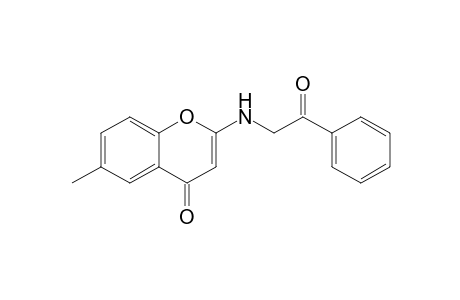 2-(Phenacylamino)-6-methyl-4H-1-benzopyran-4-one