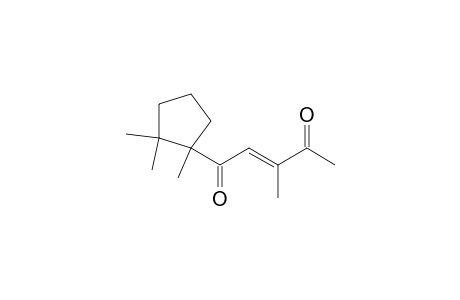 (E)-3-Methyl-1-(1',2',2'-trimethyl-1'-cyclopentyl)-2-penten-1,4-dione