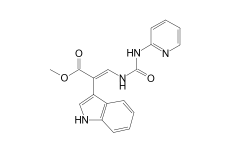 (E)-Methyl 2-(1H-indol-3-yl)-3-[3-(pyridin-2-yl)ureido]propenoate