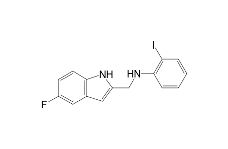 N-(5-fluoro-1H-indol-2-ylmethyl)-2-iodoaniline