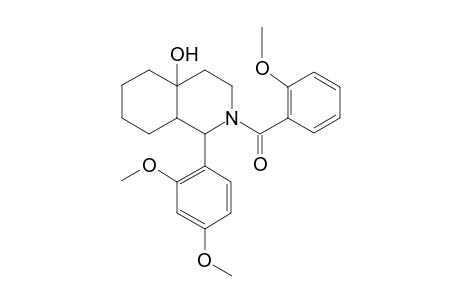 4a(2H)-Isoquinolinol, 1-(2,4-dimethoxyphenyl)octahydro-2-(2-methoxybenzoyl)-