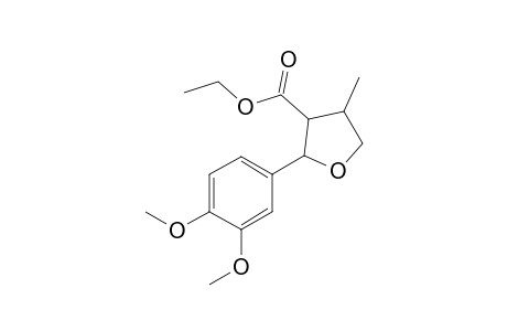 Ethyl 4-methyl-2-(3',4'-dimethoxyphenyl)-tetrafuran-3-carboxylate
