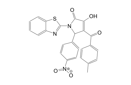 1-(1,3-benzothiazol-2-yl)-3-hydroxy-4-(4-methylbenzoyl)-5-(4-nitrophenyl)-1,5-dihydro-2H-pyrrol-2-one