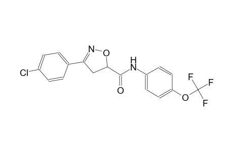 5-isoxazolecarboxamide, 3-(4-chlorophenyl)-4,5-dihydro-N-[4-(trifluoromethoxy)phenyl]-
