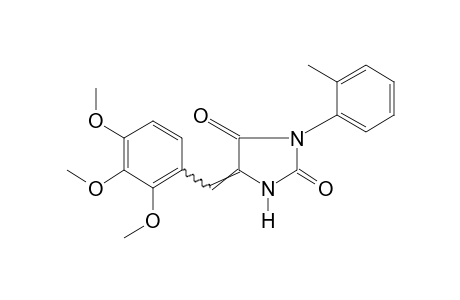 3-o-TOLYL-5-(2,3,4-TRIMETHOXYBENZYLIDENE)HYDANTOIN