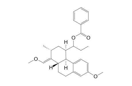 #14;(2'RS,4'RS,4A'SR,10A'SR)-1-(7'-METHOXY-1'-METHOXYMETHYLENE-2'-METHYL-1',2',3',4',4A',9',10',10A'-OCTAHYDROPHENANTHREN-4'-YL)-PROPAN-1-YL-BENZOATE;MAJOR-