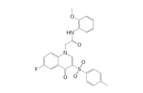 1-quinolineacetamide, 6-fluoro-1,4-dihydro-N-(2-methoxyphenyl)-3-[(4-methylphenyl)sulfonyl]-4-oxo-