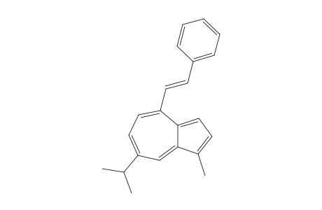 7-Isopropyl-1-methyl-4-(2'-phenyl)ethenyl]azulene