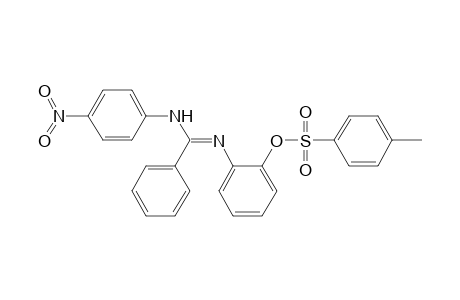 Benzenecarboximidamide, N-[2-[[(4-methylphenyl)sulfonyl]oxy]phenyl]-N'-(4-nitrophenyl)-