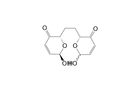 (2R,6S)-2-hydroxy-6-[2-[(6R)-2-hydroxy-5-keto-2H-pyran-6-yl]ethyl]-2H-pyran-5-one