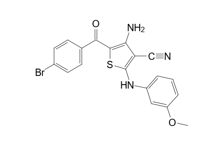 4-amino-2-(m-anisidino)-5-(p-bromobenzoyl)-3-thiophenecarbonitrile