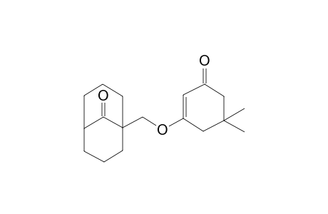 1-(5,5-Dimethyl-3-oxo-1-cyclohexen-1-yl-oxymethyl)bicyclo[3.3.1]nonan-9-one