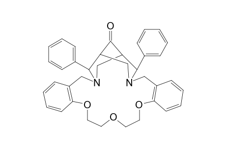 17,20-Diphenyldibenzo[c,l]5,8,11-trioxa-1,15-diazatricyclo[13.3.3.1(17,20)]docosan-22-one