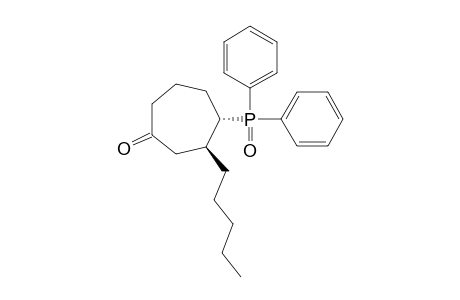 TRANS-4-(DIPHENYLPHOSPHINYL)-3-PENTYLCYCLOHEPTANONE