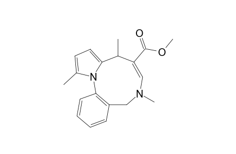 6,9,12-Trimethyl-6,9-dihydro-5H-pyrrolo[1,2-a][1,6]benzodiazonine-8-carboxylate