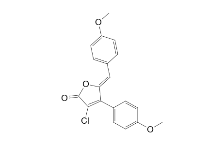 (5Z)-3-chloranyl-4-(4-methoxyphenyl)-5-[(4-methoxyphenyl)methylidene]furan-2-one