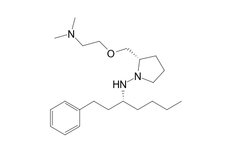 (2S,3''R)-1-[N-(1-n-butyl-3-phenylpropyl)amino]-2-(N,N-dimethylamino-ethoxymethyl)pyrrolidine
