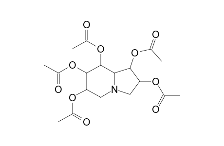 1,2,6,7,8-Pentaacetyloxyperhydroindolizine