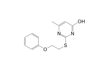6-methyl-2-[(2-phenoxyethyl)sulfanyl]-4-pyrimidinol