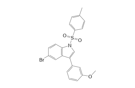 5-Bromanyl-3-(3-methoxyphenyl)-1-(4-methylphenyl)sulfonyl-indole