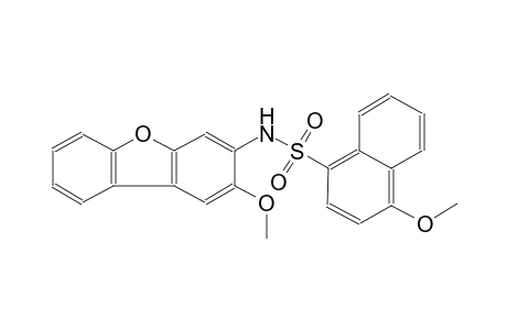 1-naphthalenesulfonamide, 4-methoxy-N-(2-methoxydibenzo[b,d]furan-3-yl)-